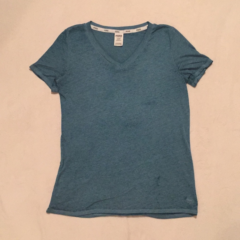 Blue Victoria Secret PINK V Neck
